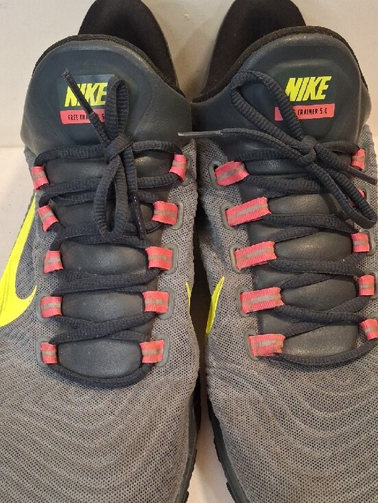 Nike Men’s Free Trainer 5.0. Rare 2014 Retro. Gray/Yellow. Very Lightly Worn. main image 5
